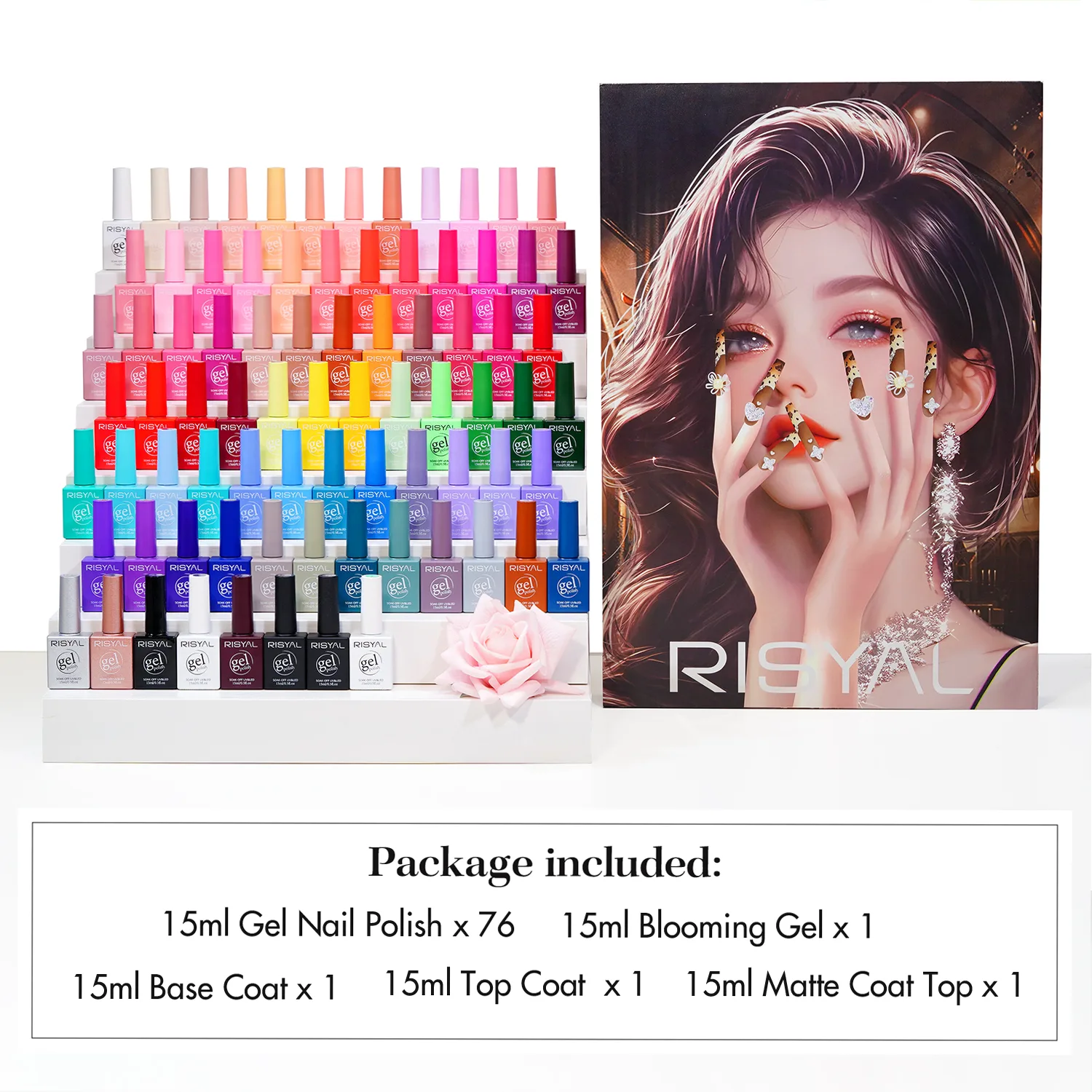 80 Colors UV Gel Polish Collection Set（RL2503-15ml）