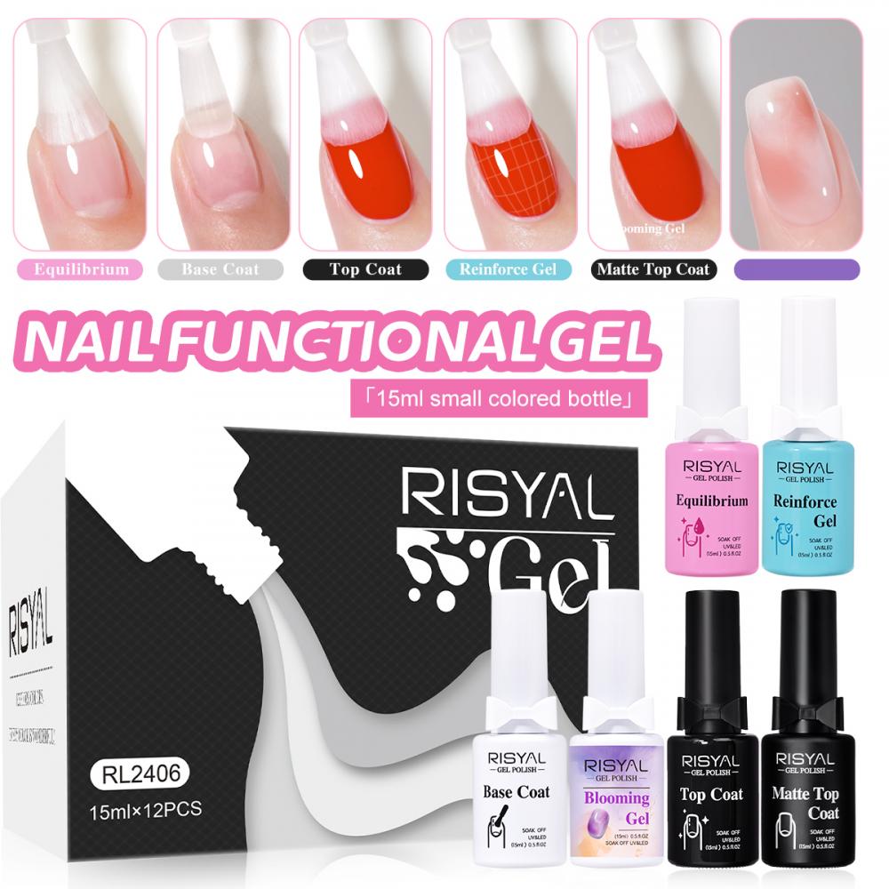 RISYAL 15ml Functional Gel Set (6 Pcs -RL2406) RISYAL 15ml Functional Gel Set (6 Pcs -RL2406)